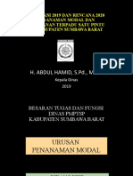 Abdul Hamid Rakor Desember 2019 - DPMPTSP