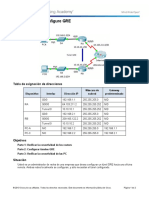 3.4.2.4 Packet Tracer - Configuring GRE