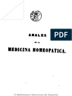Anales de La Medicina Homeopática. 1853 PDF