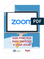 Guía Prempezar A Usar Zoom PDF