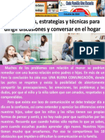 Escuela Bolivariana Humberto Gotera, Orientación de La Importancia de La Conversación y Discusión en Familia para Solventar Problemas