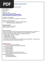 Centro Boliviano Americano: Grading Criteria