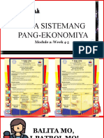 Mga Sistemang Pang-Ekonomiya (Module 2-Week 4-5)