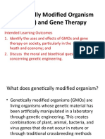 GMO and Gene Therapy: Uses, Effects and Ethics