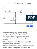 Principle of Step-Up Chopper: L O A D