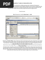 Download MEMBUAT TABEL DI DREAMWEAVER 8 by zainalhakim SN47966207 doc pdf