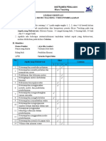 Micro Teaching Penilaian Kompetensi Calon Guru