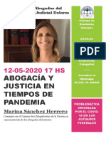 Abogacía Y Justicia en Tiempos de Pandemia: Marina Sánchez Herrero