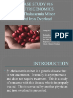 PPG Case 8 Beta-Thalassemia