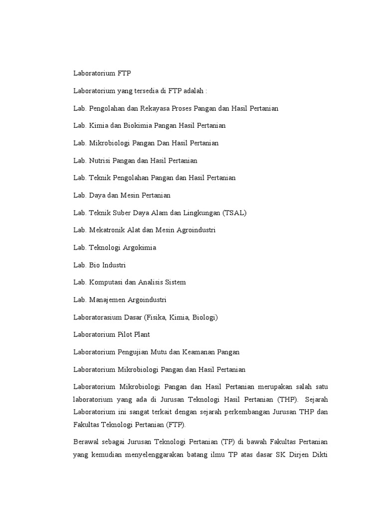 Laboratorium Ftp Pdf