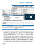 IT System Registration Form