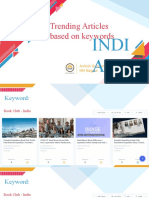 Trending Articles Based On Keywords: Indi A