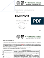 Filipino Gr. 8 1st QTR PDF
