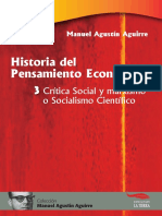 Aguirre Manuel Agustín. Historia Del Ensamiento Economico