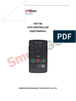 HAT160 Ats Controller User Manual: Smartgen (Zhengzhou) Technology Co.,Ltd