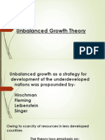Unbalanced Growth Theory