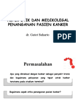 Aspek Etik Dan Medikolegal Penanganan Pasien Kanker