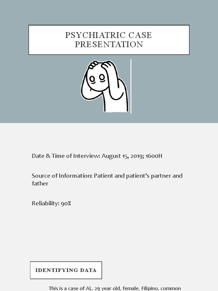 Paranoid Schizophrenia Case Study | PDF | Schizophrenia | Bipolar Disorder