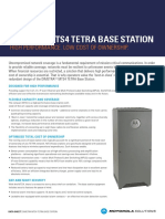 Dimetra Mts4 Tetra Base Station: High Performance. Low Cost of Ownership