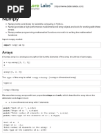 NumPy Basics