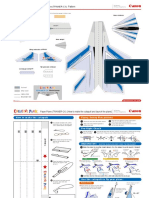 Laminated Paper Plane Saber Pattern