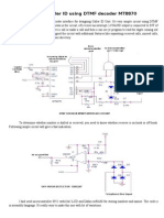 Design Caller ID using DTMF decoder MT8870