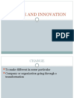 Change and Innovation