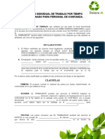 Contrato Individual de Trabajo (Confianza)