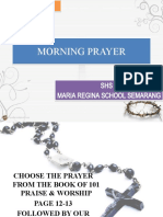 MORNING PRAYER - Mon-12 Oct