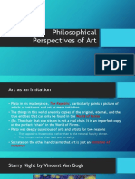 Philosophical Perspectives of Art