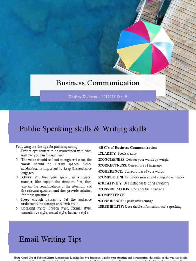 Business Communication Skills Guide | PDF | Semiotics | Negotiation