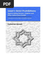 Islam's Strict Prohibitions Against Killing Women, Children and Other Defenceless People