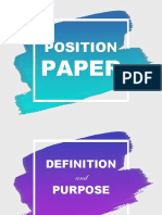 Position: Paper