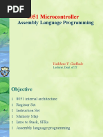 8051 Microcontroller: Assembly Language Programming