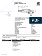 Model Direct-Acting Relief Valve: CAPACITY: 12 GPM / CAVITY: T-162A