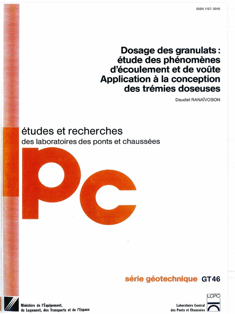 Sous estimation Systématique De La Contenance Des Grands Format Schémas Trémie Doseuse PDF | PDF | Cendre volante | Licence Creative Commons