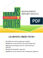 Management History Module