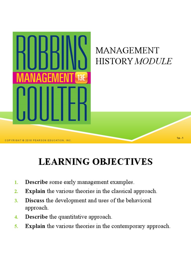 Management History Module | PDF | Psychological Concepts | Economies