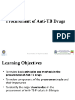 Procurement of anti-TB Pharmaceuticals2