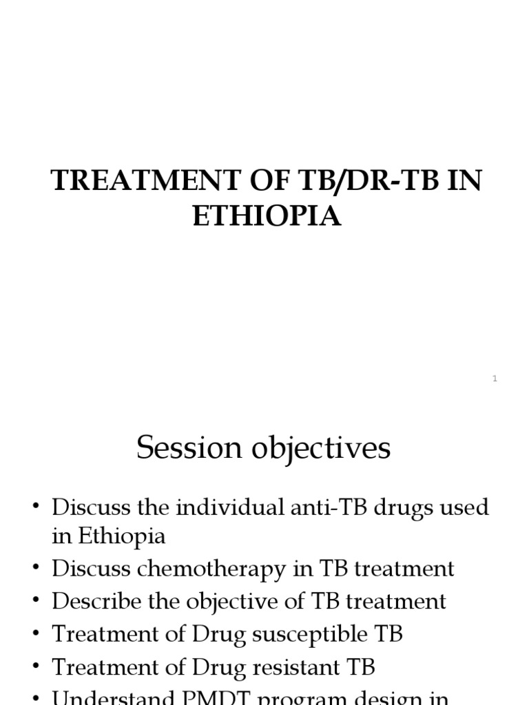 TB Treatment Guidelines in Ethiopia | PDF | Tuberculosis | Pharmacology