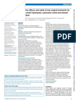 Comparative Efficacy and Safety of New Surgical Treatments For Benign Prostatic Hyperplasia Systematic Review and Netwo