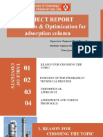 Project Report Calculation & Optimization For Adsorption Column