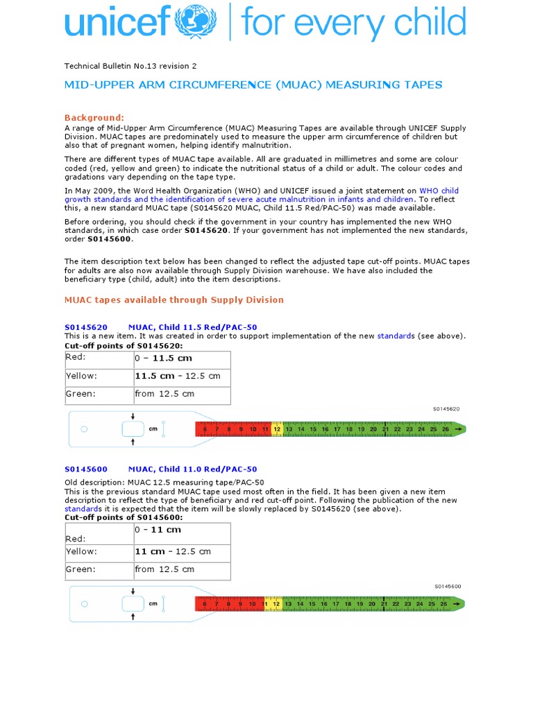 Muac Tape Circumference Measure Malnutrition Head Adult