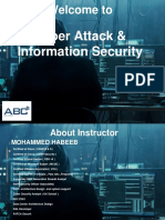 Cyber Attack & Information Security: Welcome To