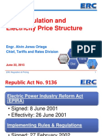 ERC Regulation and Electricity Price Structure by Engr. Alvin Jones Ortega ERC PDF