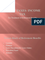 Retirement Benefits Tax