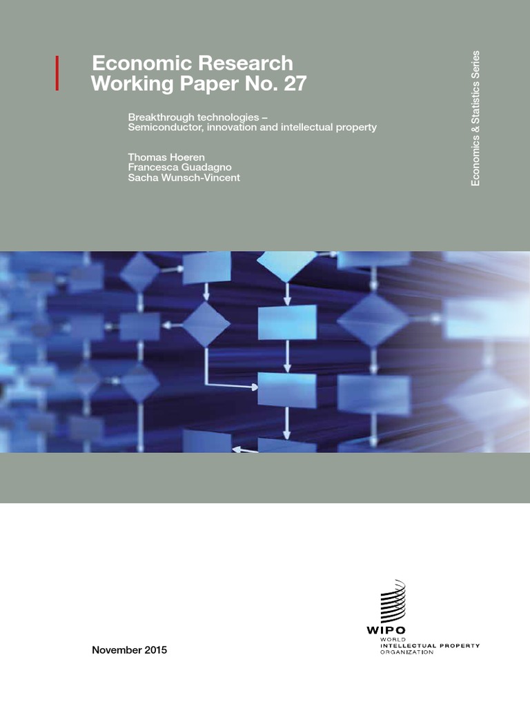 Wipo Pub Econstat WP 27 PDF Semiconductor Devices Integrated Circuit