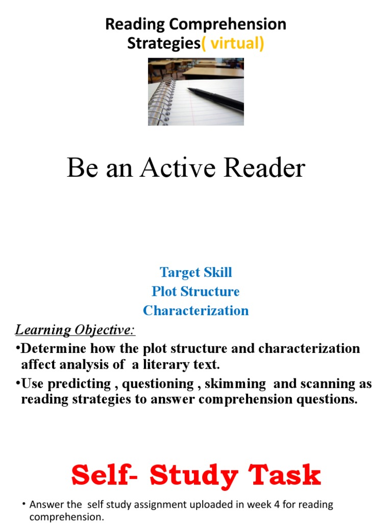 Reading Comprehension, Week 4 | PDF | Speed Reading | Reading Comprehension