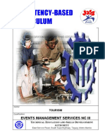 CBC-Event Management Services NC III - Modules of Instruction - Core