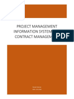 PMIS and Contract Management